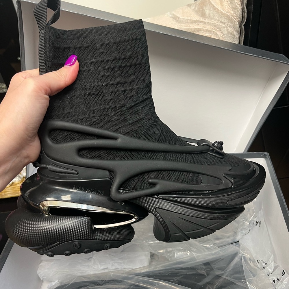 Balmain sneakers boots unisex size 39
